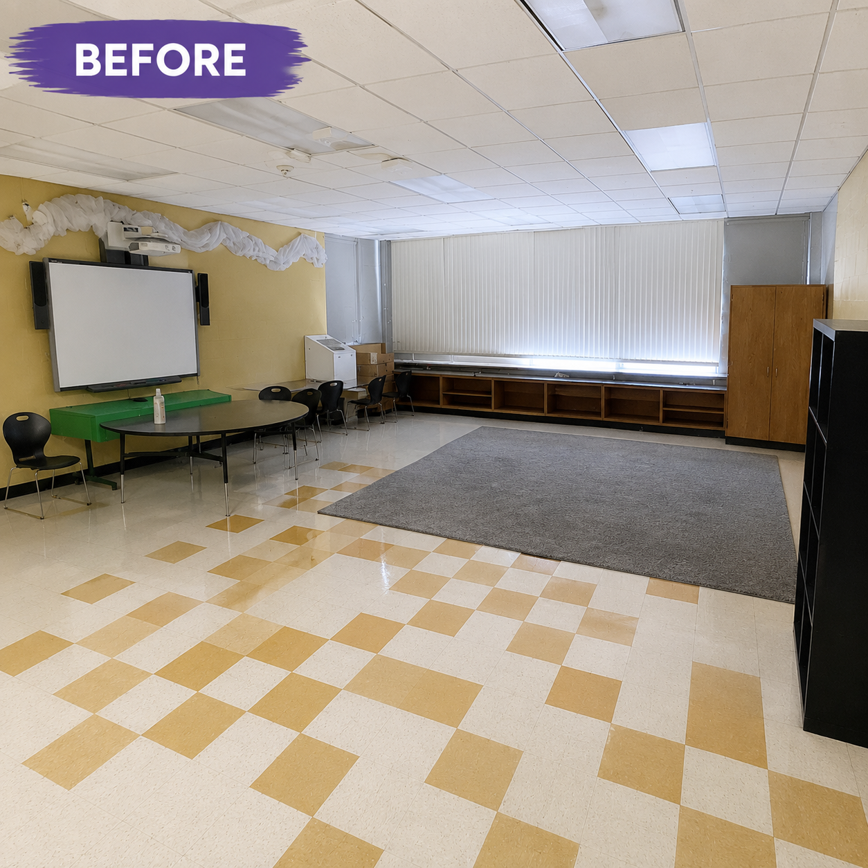 Before: Empty Classroom